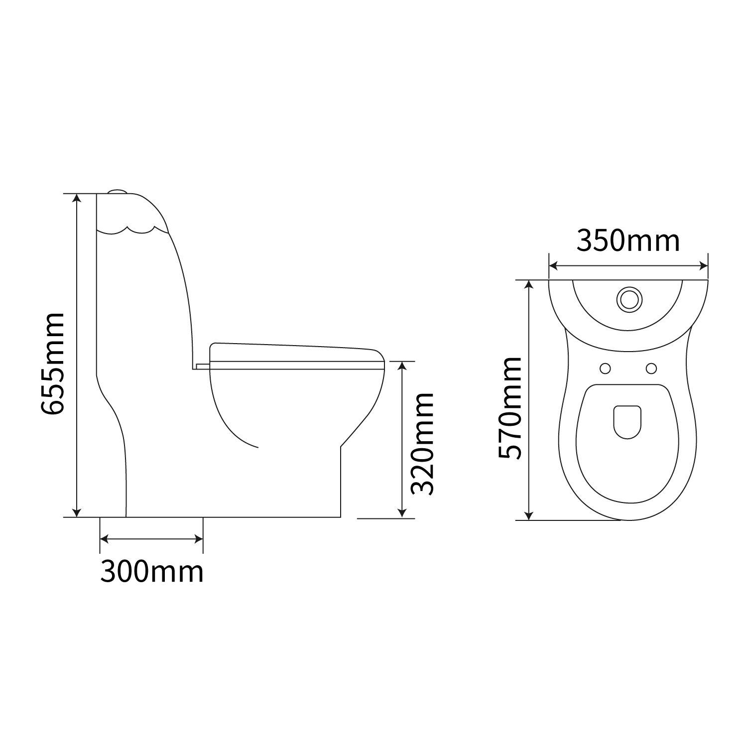 ceramic porcelain siphonic round one piece toilet in white and green, little toilet made by child toilet manufacturer - meilong